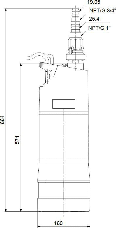 GRUNDFOS Regenwassernutzungsanlage SBA 3-45 A – leise Unterwasserpumpe mit 15 m Kabel