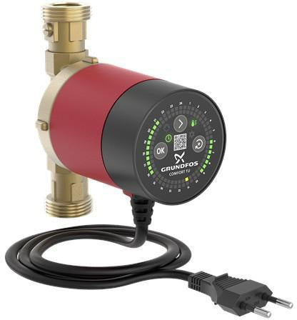 GRUNDFOS Zirkulationspumpe COMFORT 15-14 BX TU DACH – Hocheffizienz mit Zeitschaltuhr & Temperatursteuerung