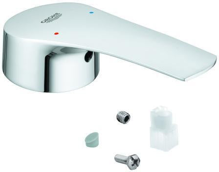 GROHE Hebel 48542 für Eurosmart Einhebelmischer – Chrom, mit rot/blauer Temperaturanzeige