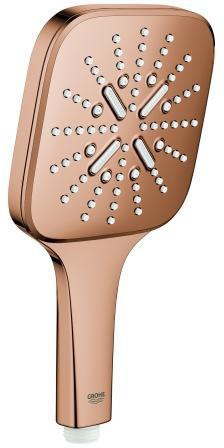 GROHE Rainshower SmartActive 130 Cube Handbrause Chrom mit 3 Strahlarten – 8,5 l/min EcoJoy