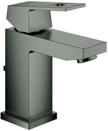 GROHE Eurocube Einhand-Waschtischbatterie mit Zugstangen-Ablaufgarnitur, chrom, EcoJoy