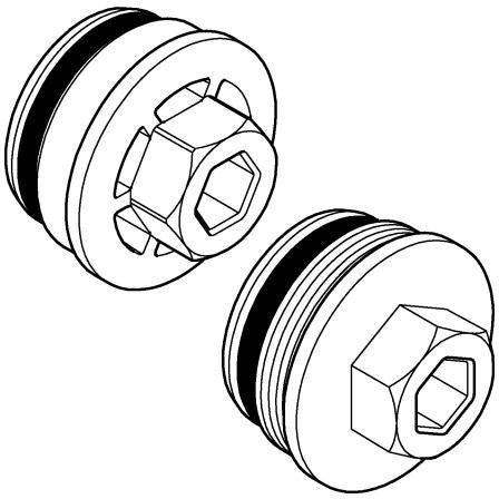 GROHE Rückflussverhinderer 49085 – Inklusive Stopfen und O-Ringen