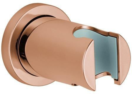 GROHE Rainshower Wandbrausehalter 27074 – Nicht verstellbar, runde Rosette, Chrom