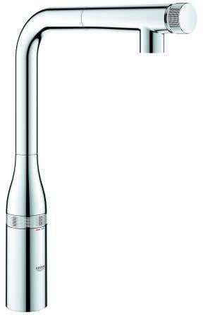 GROHE Essence SmartControl Spültischbatterie L-Auslauf ausziehbar chrom