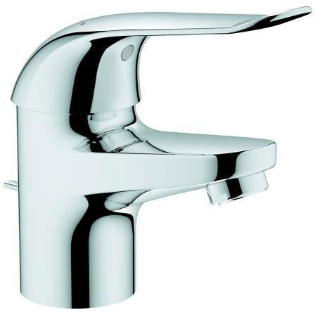 GROHE Euroeco Special Einhand-Waschtischbatterie mit Zugstangen-Ablaufgarnitur, Chrom