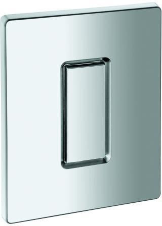 GROHE Abdeckplatte 42377 mit Drucktaste – Chrom für WC-Betätigung