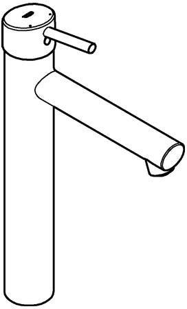 GROHE Concetto Einhand-Waschtischbatterie XL-Size Chrom – SilkMove & EcoJoy