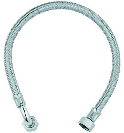 GROHE Anschlussschlauch 48019 – Chrom, flexibel, für Armaturen