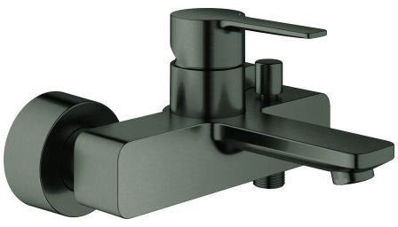 GROHE Lineare Einhand-Wannenbatterie Wandmontage Chrom – mit Temperaturbegrenzer