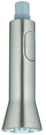 GROHE Spülbrause 46731 Chrom – Profibrause mit SpeedClean Antikalk-System und 2 Strahlarten