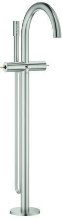 GROHE Atrio Private Collection Wannenbatterie – Bodenmontage, chrom, für Hebelgriffe
