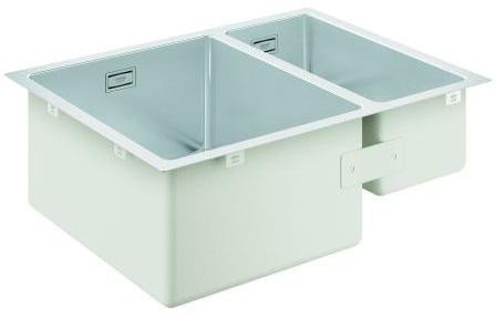 GROHE K700 Unterbau-Edelstahlspüle 1,5 Becken 595x450 mm Einbau links