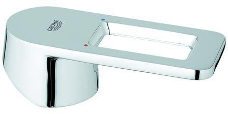 GROHE Hebel 46636 Chrom – Armaturengriff mit rot/blauer Temperaturanzeige