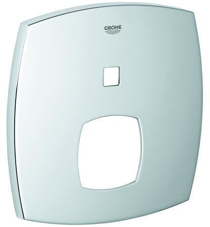 GROHE Rosette 48433 für EMH-FMS mit 2-Wege-Umstellung, chrom, organisch, 158 mm