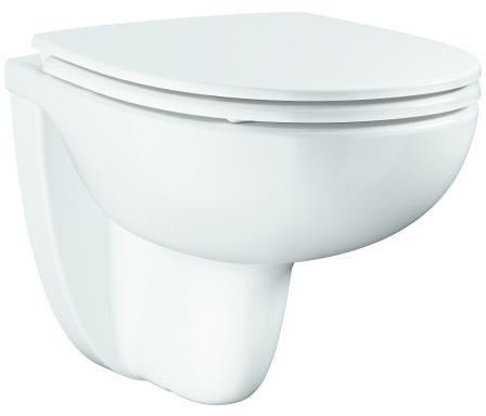 GROHE Bau Keramik Wand-Tiefspül-WC spülrandlos alpinweiß für Unterputz-Spülkasten