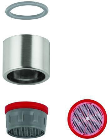 GROHE Mousseur 46895 Strahlregler supersteel M22 x 1,0 Innengewinde 15 l/min