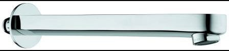 GROHE Auslauf 42418 supersteel – 230 mm, gerade, für Infrarot-Elektronik Waschtisch