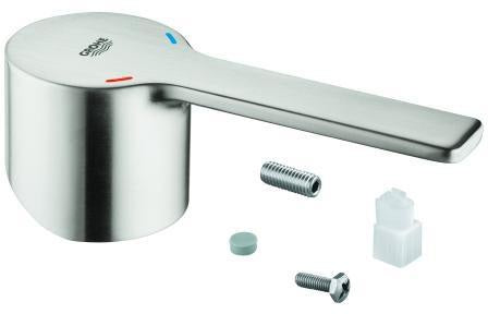 GROHE Hebel 46980 Chrom – Ersatzgriff für Lineare Waschtisch- und Bidet-Einhandmischer