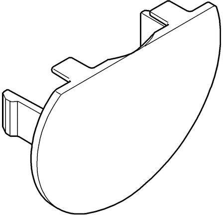 GROHE Abdeckkappe 47919 für Grohtherm 2000, 2 Stück, Chrom – Passgenaue Abdeckung