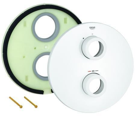 GROHE Rosette 47809 in Chrom – 210 mm Außendurchmesser für Armaturen