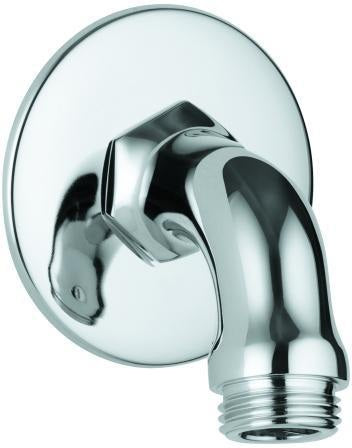 GROHE Relexa Brausearm 55 mm mit Rosette und Rückstromsicherung, Chrom