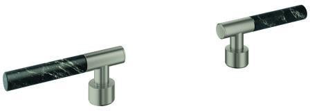 GROHE Atrio Private Collection Hebelgriffe Vanilla Noir Caesarstone – Chrom
