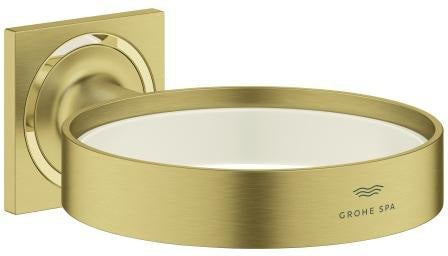GROHE Allure Halter für Seifenschale oder Föneinsatz – verdeckte Wandmontage, Cool Sunrise gebürstet