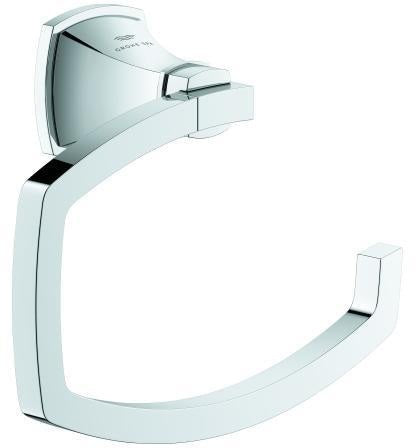 GROHE WC-Papierhalter Allure Brilliant 40898 ohne Deckel chrom – verdeckte Wandmontage