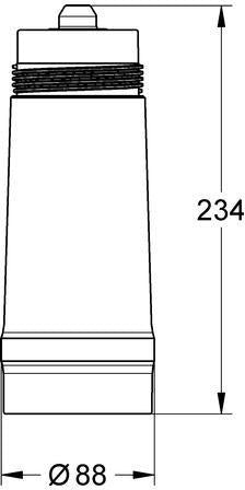 GROHE Blue Aktivkohlefilter BWT Austauschfilter 3000 Liter für Blue Systeme