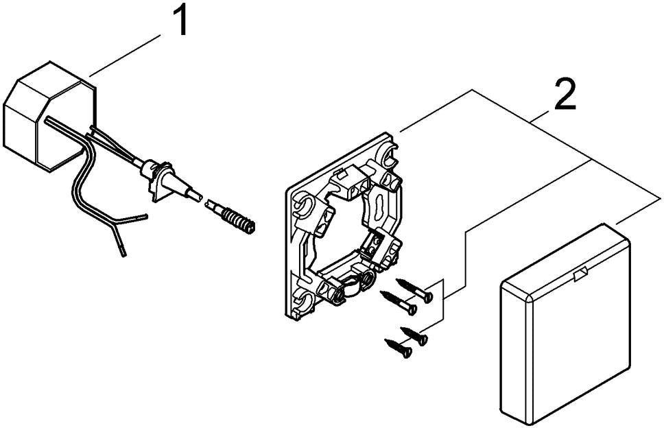 GROHE Schalternetzteil 36338 für Waschtisch-Elektronik mit 1-Auge-Infrarotsensor – 100-230 V AC