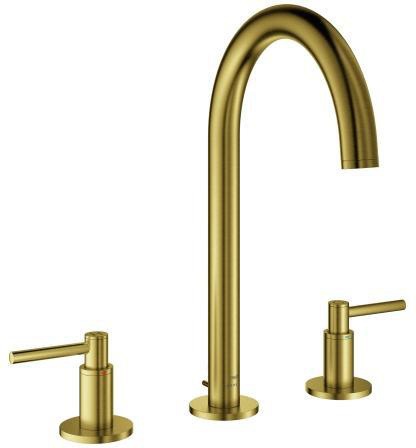 GROHE Atrio 3-Loch-Waschtischbatterie mit schwenkbarem Bogenauslauf und EcoJoy in Chrom