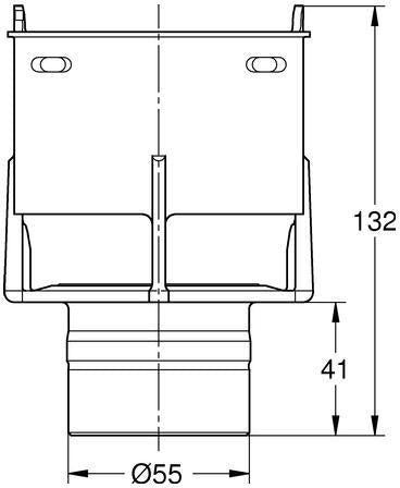 GROHE Austauschsitz 43545 für Spülkasten – Ventilsitz mit O-Ring für Wandeinbau-Spülkästen