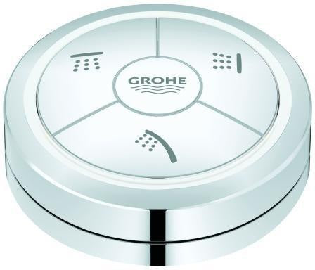 GROHE Fernbedienung 48113 chrom – Steuerung für GROHE Armaturen mit Lithium-Knopfzelle