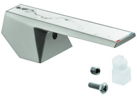 GROHE Allure Brilliant Hebel 101390 – Chrom-Armaturengriff mit rot/blauer Temperaturanzeige