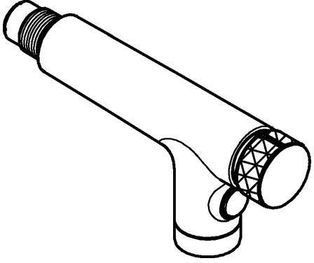 GROHE Spülbrause 48600 chrom – 2 Strahlarten, Außengewinde, Rückschlagklappe