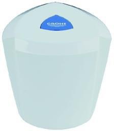 GROHE Costa Griff 45144 – Verchromter Ersatzgriff mit blau/roter Markierung