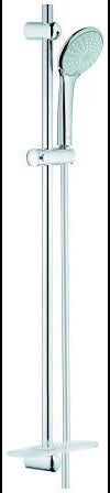 GROHE Euphoria 110 Duo Brausegarnitur 900 mm Chrom mit 2 Strahlarten und Seifenschale