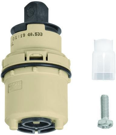GROHE Kartusche 48533 28 mm für Einhandmischer mit Temperaturbegrenzer und keramischem Dichtsystem
