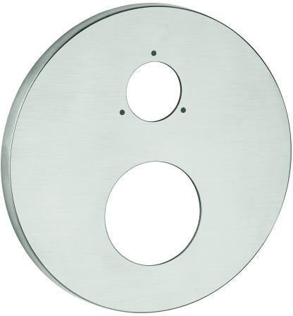 GROHE Rosette 49105 rund für EHM-Fertigmontagesets – Chrom, FastFixation, 6° ausrichtbar
