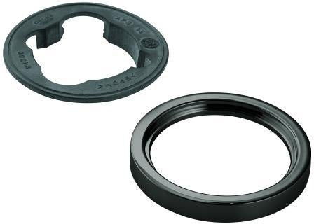 GROHE Rosette 48603 für Waschtischbatterien ohne Zugstange, rund, Chrom