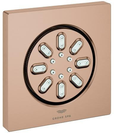 GROHE Rainshower Aqua Seitenbrause 26802 eckig 2 Strahlarten chrom 3,3 l/min