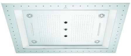 GROHE Rainshower Aqua 40" AquaSymphony Deckenbrause – 6 Strahlarten, LED-Licht, chrom