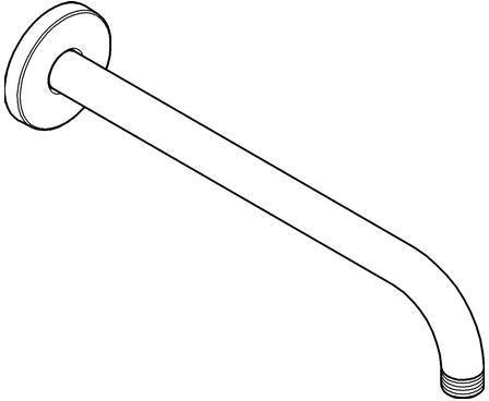 GROHE Brausearm Rainshower 28576 DN15 Ausladung 286 mm Chrom – Wandmontage