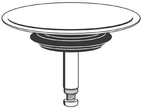 GROHE Stopfen 06625 für Talentofill Fertigmontageset – Chrom, Messing, 74 mm