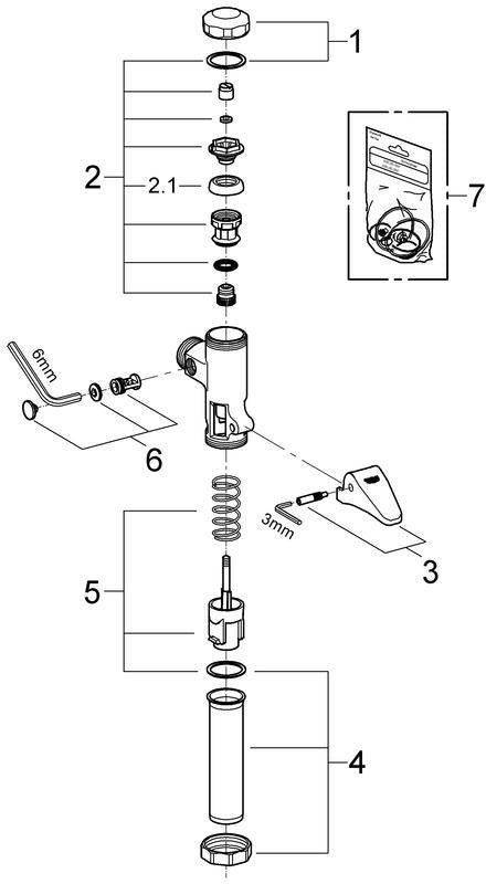 GROHE DAL-Automatic-Spüler für WC, DN 20, Aufputz, Messing, Chrom, mit Hebelbetätigung