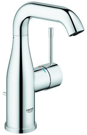 GROHE Essence Einhand-Waschtischbatterie M-Size mit U-Auslauf und SilkMove-Technologie