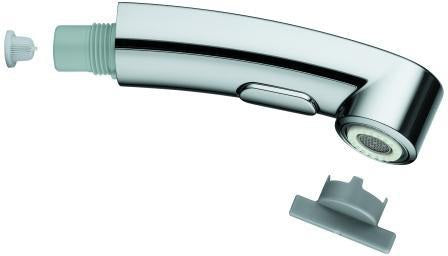 GROHE Spülbrause 46956 Chrom – 2 Strahlarten, SpeedClean Antikalk & StarLight Oberfläche