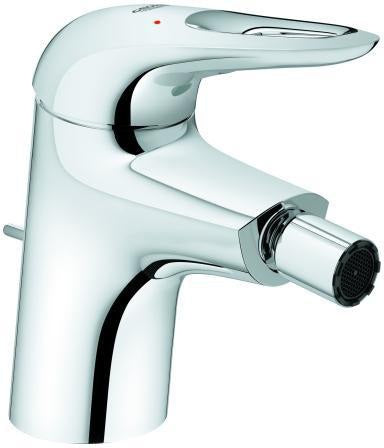 GROHE Eurostyle Cosmopolitan Einhand-Bidetbatterie mit Zugstangen-Ablaufgarnitur und SilkMove-Technologie
