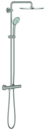 GROHE Euphoria System 310 Duschsystem mit Thermostatbatterie supersteel
