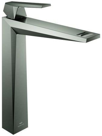GROHE Allure Brilliant Private Collection Einhand-Waschtischbatterie XL-Size mit Rändelstruktur, Chrom